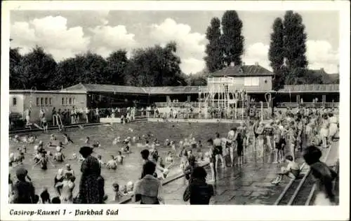 Ak Castrop Rauxel im Ruhrgebiet, Parkbad Süd, Badegäste, Kinder