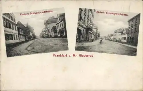 Ak Niederrad Frankfurt am Main, Schwarzwaldstraße