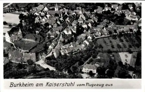 Ak Burkheim Vogtsburg im Kaiserstuhl, Fliegeraufnahme