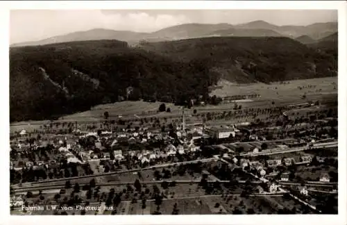 Ak Ehnerfahrnau Fahrnau Schopfheim im Schwarzwald Baden, Fliegeraufnahme