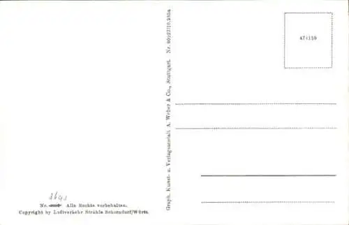 Ak Randersacker am Main Unterfranken, Fliegeraufnahme