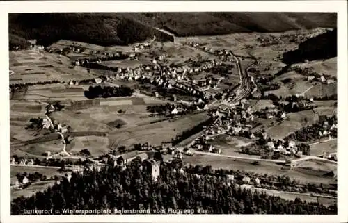 Ak Baiersbronn im Schwarzwald, Fliegeraufnahme