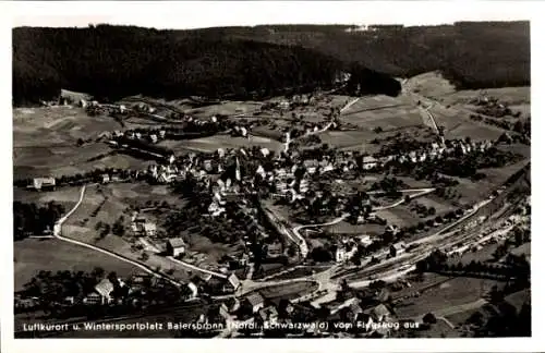 Ak Baiersbronn im Schwarzwald, Fliegeraufnahme