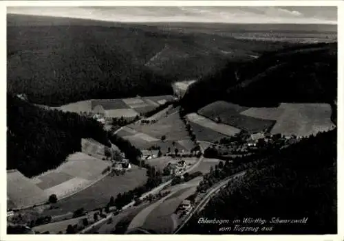 Ak Ehlenbogen Alpirsbach im Schwarzwald, Fliegeraufnahme