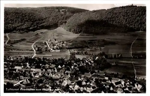 Ak Oberkochen Württemberg, Fliegeraufnahme