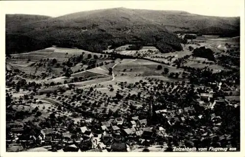 Ak Zotzenbach Rimbach im Odenwald, Fliegeraufnahme