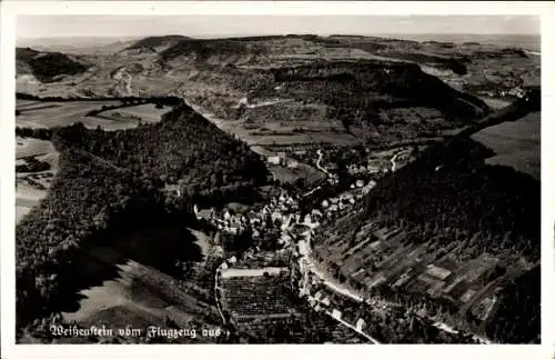 Ak Weißenstein Lauterstein Württemberg, Fliegeraufnahme