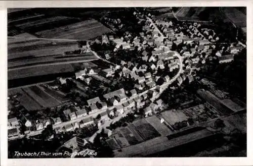 Ak Taubach Weimar in Thüringen, Fliegeraufnahme