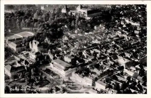 Ak Gotha in Thüringen, Fliegeraufnahme