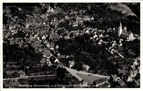 Ak Dossenheim an der Bergstraße Baden, Fliegeraufnahme