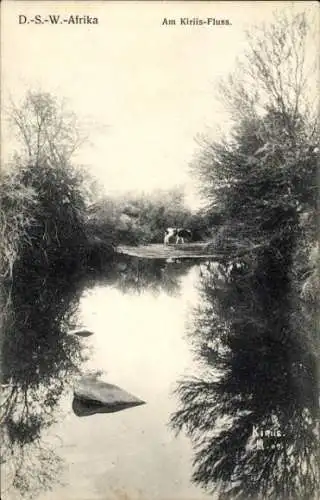Ak Deutsch Südwestafrika Namibia, Kiriis-Fluss