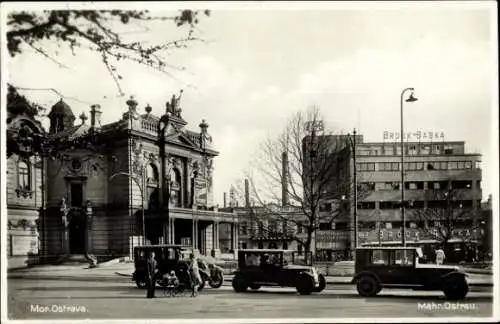 Ak Ostrava Mährisch Ostrau Region Mährisch Schlesien, Theater