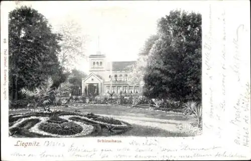 Ak Legnica Liegnitz Schlesien, Schießhaus