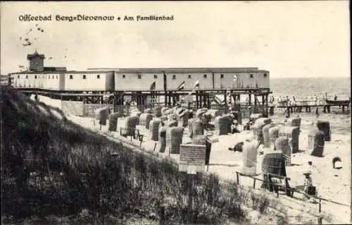 Ak Dziwnów Berg Dievenow in Pommern, Familienbad