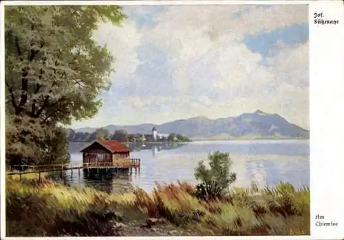 Künstler Ak Süßmayr, Josef, Am Chiemsee