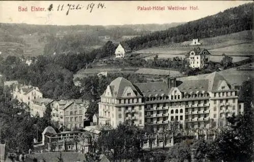 Ak Bad Elster im Vogtland, Palast Hotel Wettiner Hof