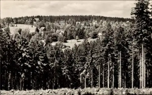 Ak Oberbärenburg Altenberg im Erzgebirge, Panorama, Falkenhain