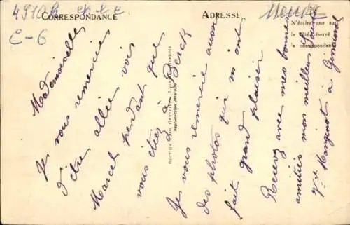 Ak Ligny en Barrois Meuse, Tour, Ornain