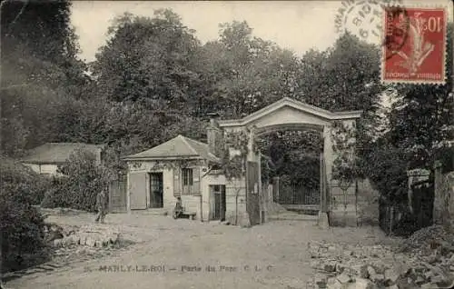 Ak Marly le Roi Yvelines, Porte du Parc