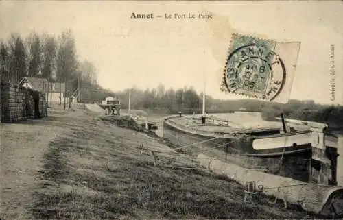 Ak Annet Seine et Marne, Portm Paire