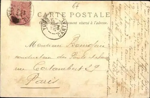 Ak Champagnac Cantal, Panorama, Les Mines