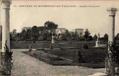 Ak Rochefort en Yvelines, Jardin Francais