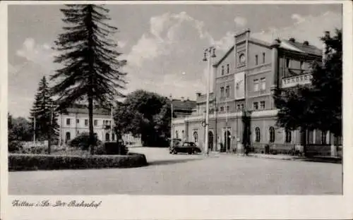 Ak Zittau in der Oberlausitz, Bahnhof