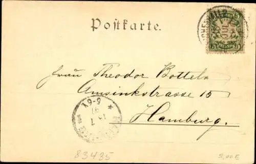 Ak Bad Reichenhall in Oberbayern, Panorama, Hohenstaufen