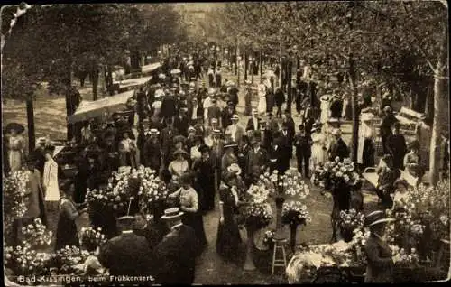 Ak Bad Kissingen Unterfranken Bayern, Frühkonzert
