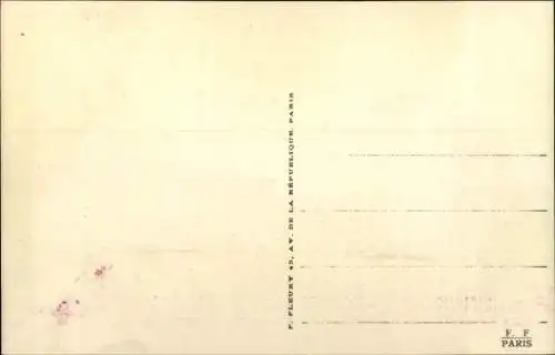 Ak Französische Eisenbahn, Etat, Dampflok No. 32.917, Tender