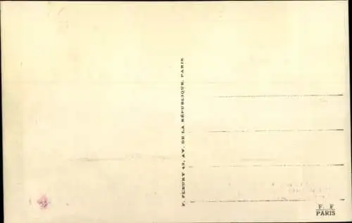 Ak Französische Eisenbahn, Etat, Dampflok No. 32.917, Tender