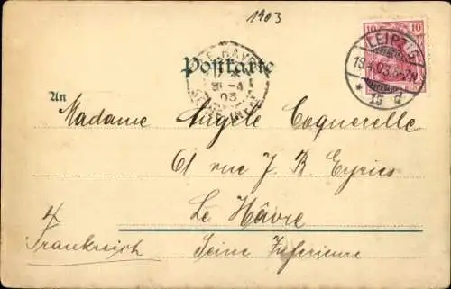 Ak Leipzig in Sachsen, Museum, Wappen