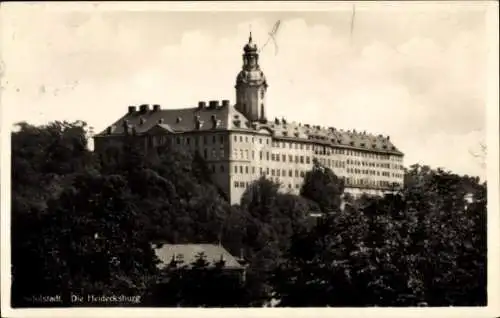 Ak Rudolstadt in Thüringen, Blick auf Schloss Heidecksburg