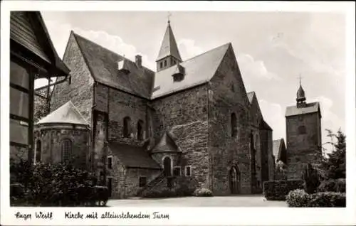 Ak Enger in Westfalen, Kirche, alleinstehender Turm