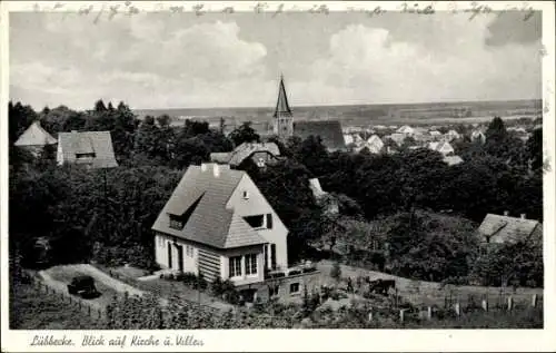 Ak Lübbecke in Ostwestfalen, Kirche, Villen