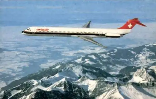 Ak Passagierflugzeug McDonnel Douglas DC-9-81, Swissair