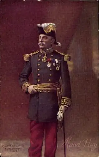 Ak General Louis Ernest de Maud'huy, Portrait