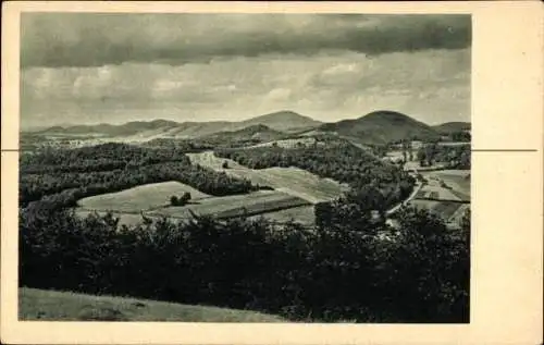 Ak Halle in Westfalen, Panorama, Teutoburger Wald