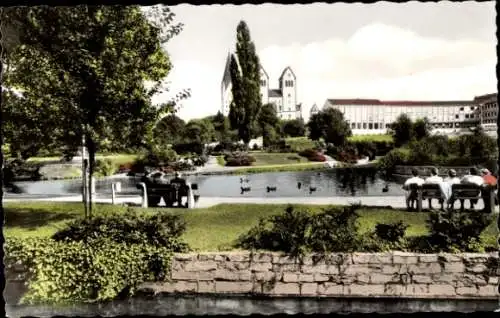 Ak Paderborn in Westfalen, Paderanlagen