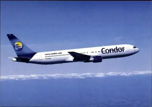 Ak Deutsches Passagierflugzeug, Thomas Cook, Condor, Boeing 767