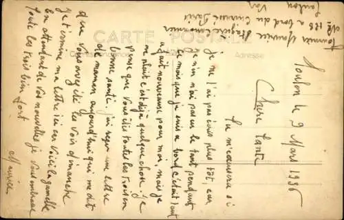 Ak Französisches Kriegsschiff Paris