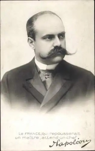 Ak Monseigneur le Prince Victor Napoleon, Portrait