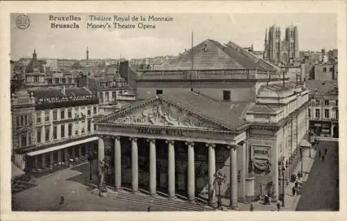 Ak Brüssel Brüssel, Theatre Royal de la Monnaie