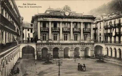 Ak Donostia San Sebastián Baskenland, Plaza de la Constitucion