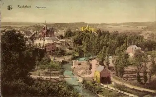 Ak Rochefort Wallonien Namur, Panorama