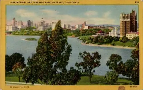 Ak Oakland Kalifornien USA, Lake Merritt, Lakeside Park