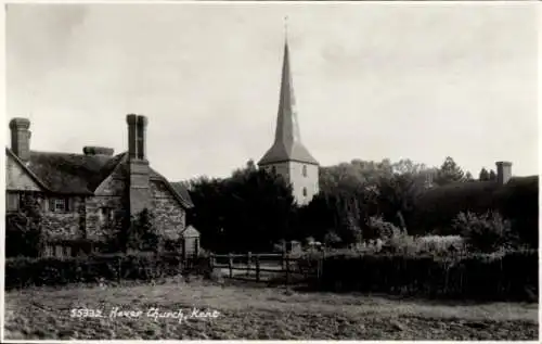 Ak Hever Kent England, Kirche