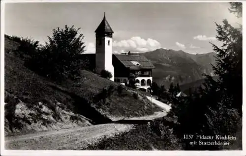 Ak Fidaz Flims Kanton Graubünden Schweiz, Kirchlein, Statzerhörner