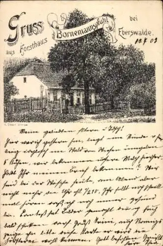 Litho Eberswalde, Forsthaus Bornemannspfuhl
