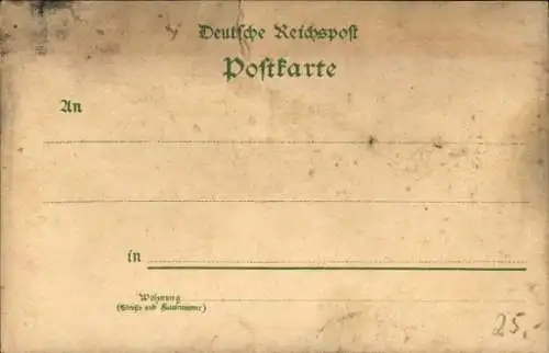 Litho Bega Dörentrup in Lippe, Gesamtansicht, Kirche